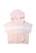 A Peach Hooded Sweatshirts from Chloe in size 3T for girl. (Front View)