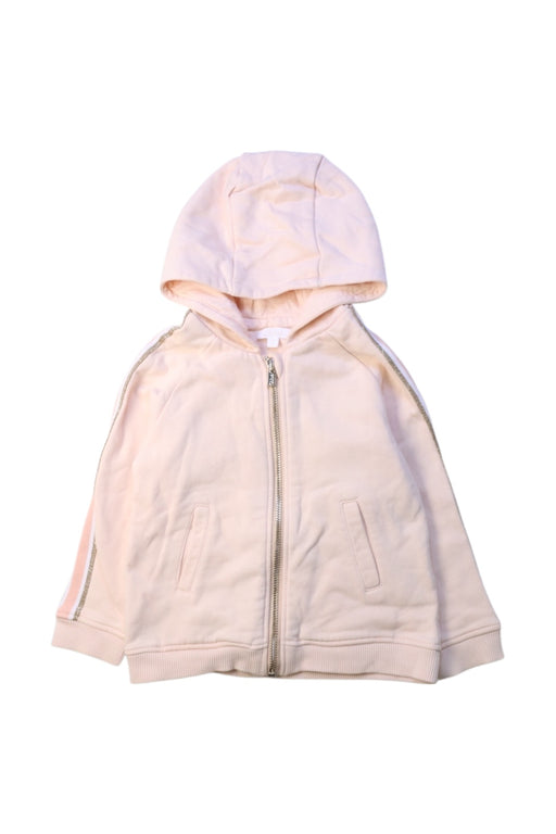 A Beige Lightweight Jackets from Chloe in size 3T for girl. (Front View)