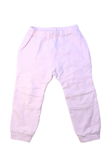 A Pink Sweatpants from Balmain in size 3T for girl. (Front View)