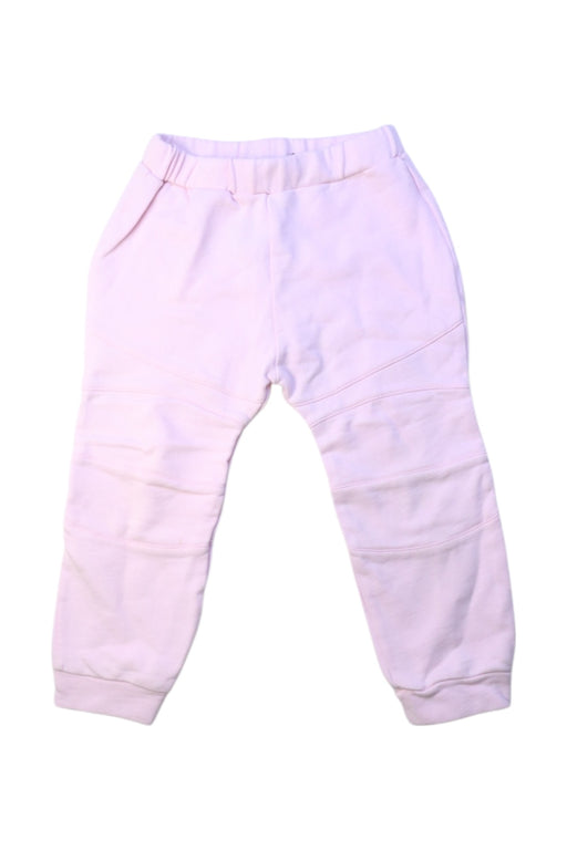 A Pink Sweatpants from Balmain in size 3T for girl. (Front View)