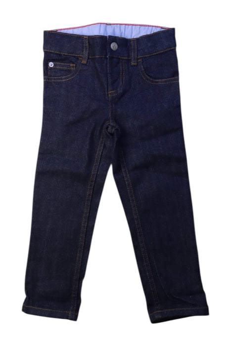 A Navy Jeans from Petit Bateau in size 3T for boy. (Front View)