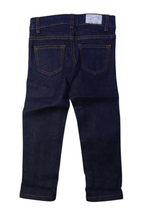 A Navy Jeans from Petit Bateau in size 3T for boy. (Back View)