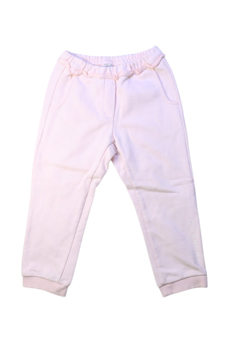 A Pink Sweatpants from Givenchy in size 3T for girl. (Front View)