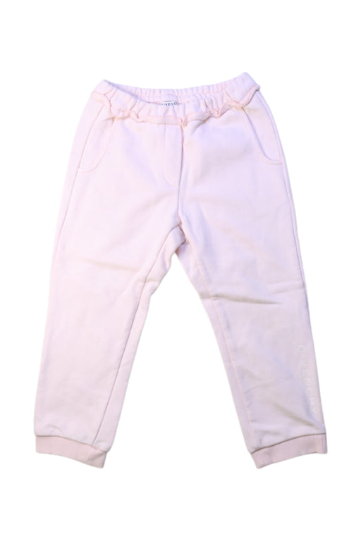 A Pink Sweatpants from Givenchy in size 3T for girl. (Front View)