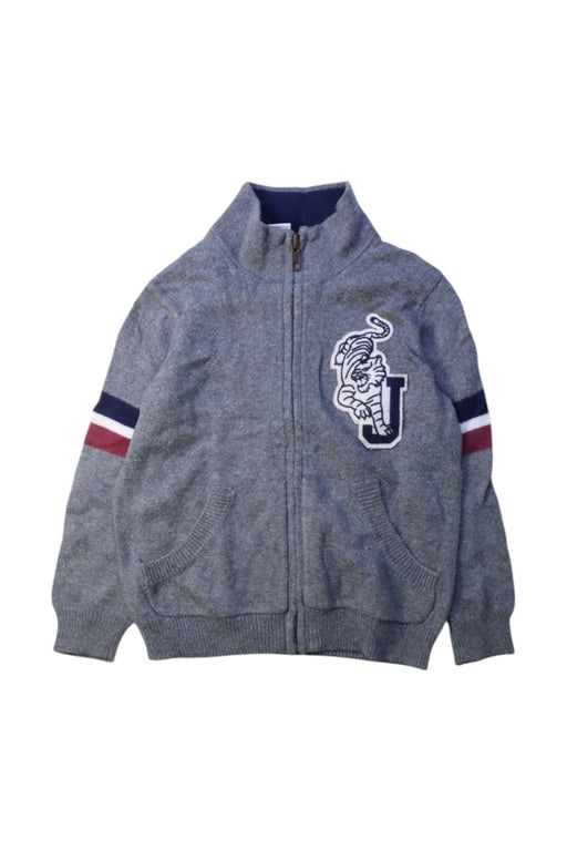 A Grey Lightweight Jackets from Janie & Jack in size 2T for boy. (Front View)