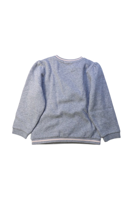 A Grey Crewneck Sweatshirts from Chloe in size 3T for girl. (Back View)