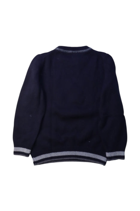 A Navy Knit Sweaters from Armani in size 5T for boy. (Back View)