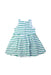 A Green Sleeveless Dresses from Janie & Jack in size 2T for girl. (Back View)