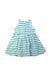 A Green Sleeveless Dresses from Janie & Jack in size 2T for girl. (Back View)