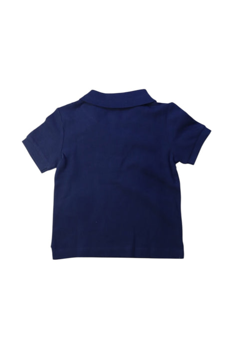 A Navy Short Sleeve Polos from Vilebrequin in size 4T for boy. (Back View)