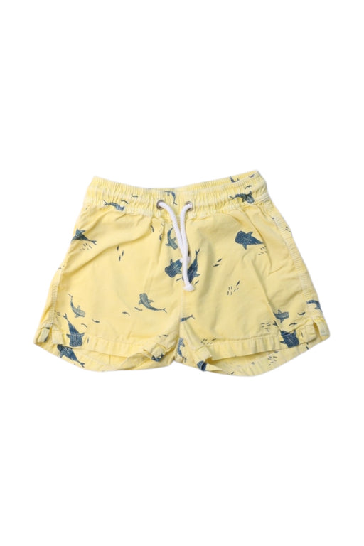 A Yellow Shorts from Buho in size 2T for boy. (Front View)