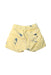 A Yellow Shorts from Buho in size 2T for boy. (Back View)