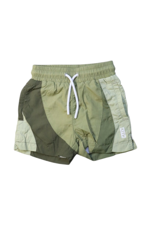 A Green Swim Shorts from Kith in size 2T for boy. (Front View)