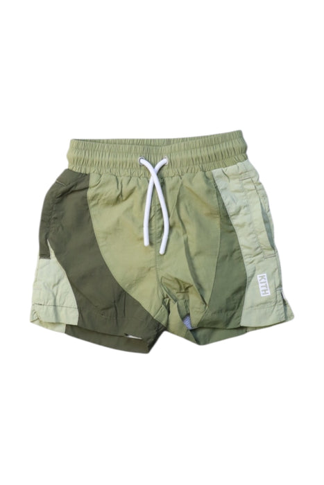 A Green Swim Shorts from Kith in size 2T for boy. (Front View)