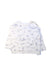 A White Long Sleeve Tops from Pehr in size 3T for girl. (Front View)