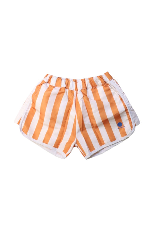 A Orange Swim Shorts from We Are Kids in size 4T for girl. (Front View)