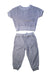A Grey Pants Sets from Pehr in size 2T for boy. (Front View)