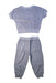 A Grey Pants Sets from Pehr in size 2T for boy. (Back View)