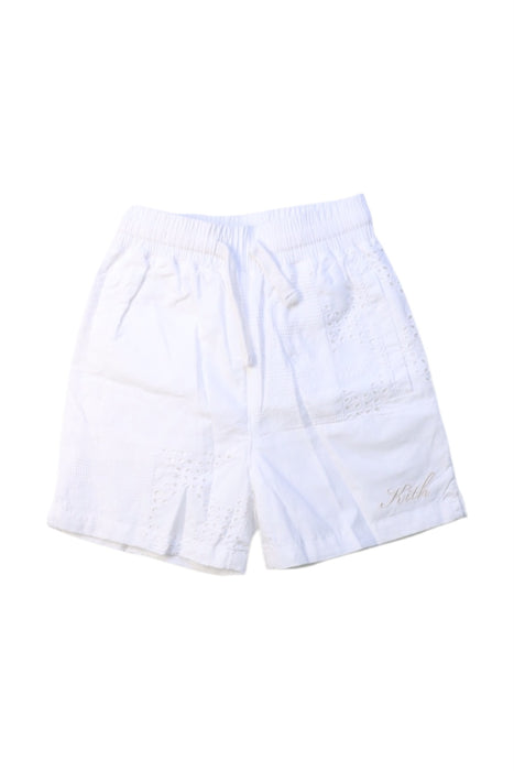 A White Shorts from Kith in size 3T for boy. (Front View)