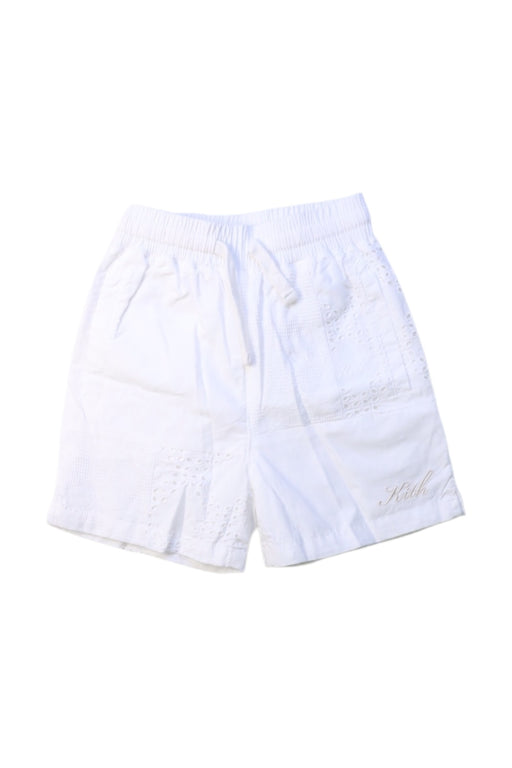 A White Shorts from Kith in size 3T for boy. (Front View)