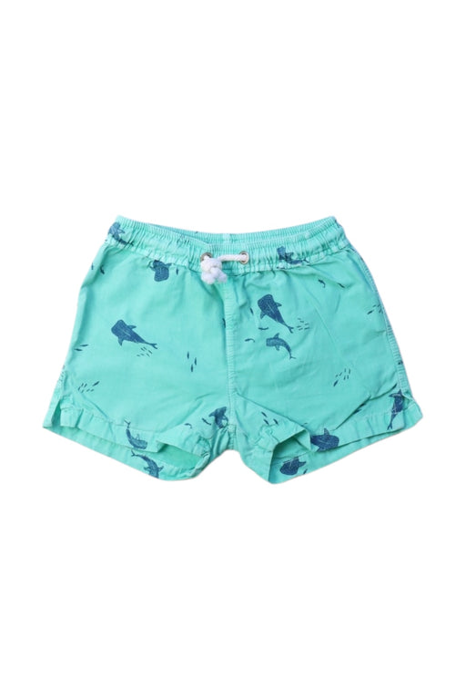 A Blue Shorts from Buho in size 12-18M for boy. (Front View)