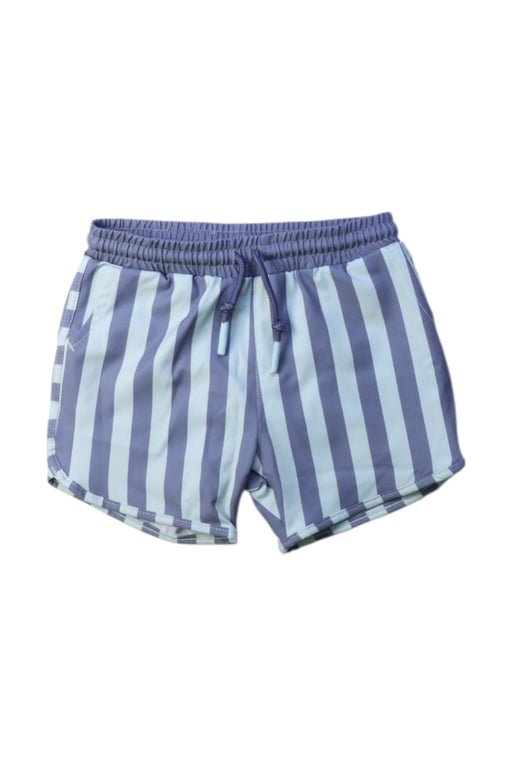 A Blue Shorts from Pehr in size 2T for boy. (Front View)