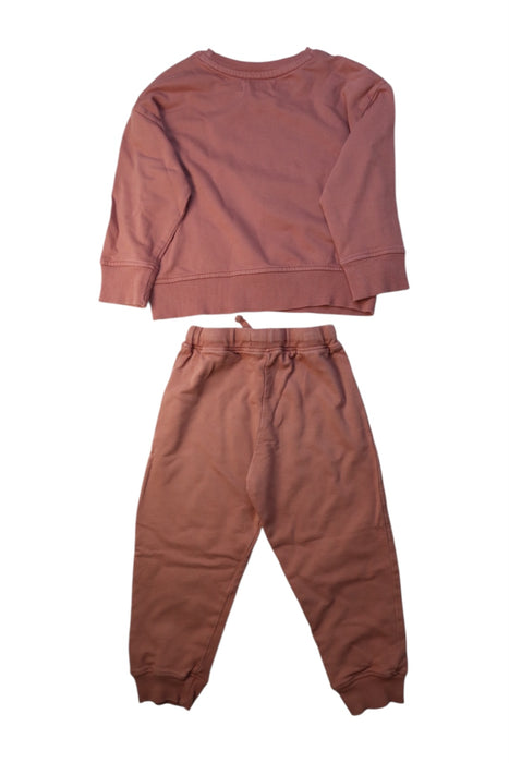 A Peach Pants Sets from Pehr in size 2T for girl. (Back View)