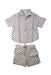 A Beige Shorts Sets from Rylee + Cru in size 2T for boy. (Front View)
