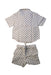 A Beige Shorts Sets from Rylee + Cru in size 2T for boy. (Back View)