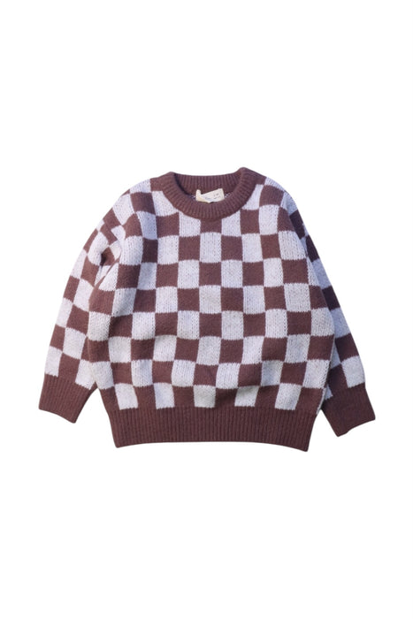 A Brown Knit Sweaters from Rylee + Cru in size 2T for boy. (Front View)