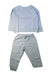 A Grey Pants Sets from Pehr in size 2T for boy. (Front View)