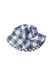 A Blue Sun Hats from Pehr in size 2T for boy. (Back View)