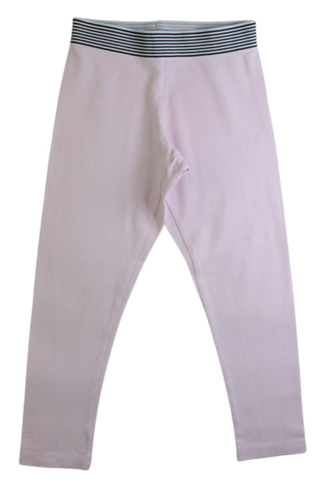 A Pink Leggings from Jacadi in size 4T for girl. (Front View)