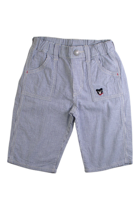 A Blue Casual Pants from Double B Mikihouse in size 4T for boy. (Front View)