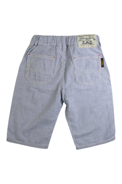 A Blue Casual Pants from Double B Mikihouse in size 4T for boy. (Back View)