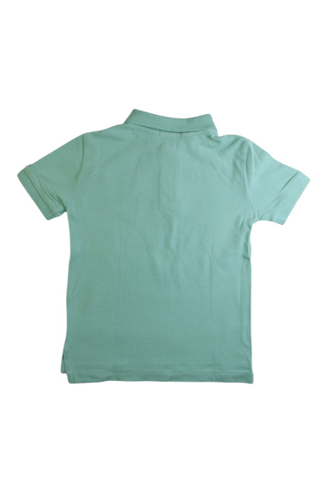 A Green Short Sleeve Polos from Polo Ralph Lauren in size 4T for boy. (Back View)