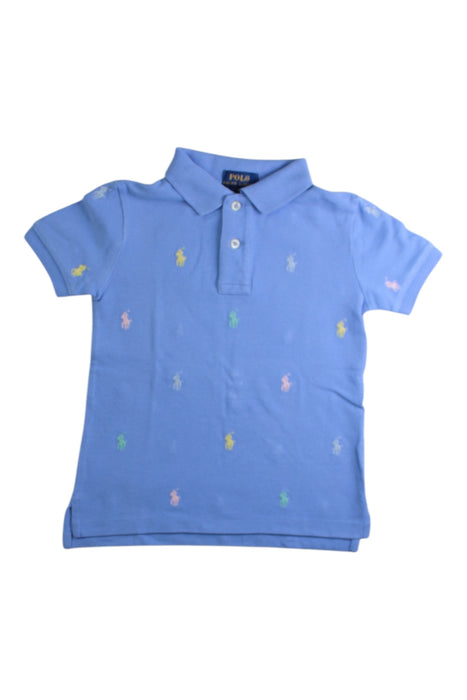 A Multicolour Short Sleeve Polos from Polo Ralph Lauren in size 4T for boy. (Front View)