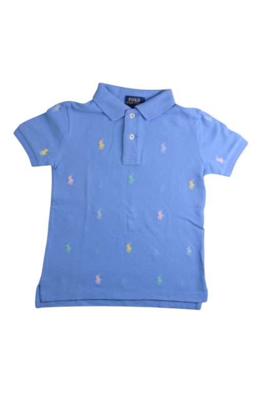 A Multicolour Short Sleeve Polos from Polo Ralph Lauren in size 4T for boy. (Front View)