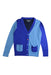 A Blue Cardigans from As Know As Ponpoko in size 5T for boy. (Front View)