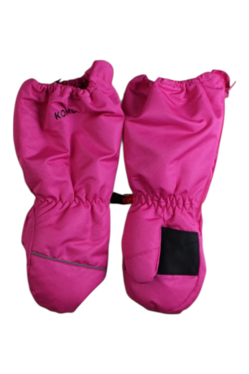 A Pink Gloves & Mittens from Kombi in size 5T for girl. (Front View)