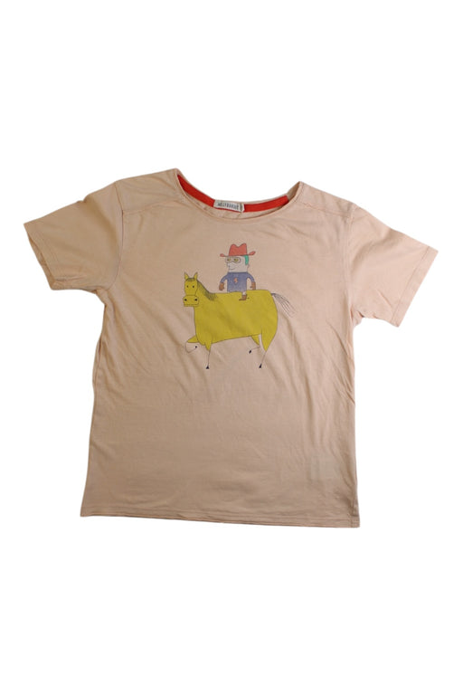 A Beige Short Sleeve T Shirts from Billybandit in size 8Y for girl. (Front View)