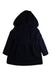 A Navy Coats from Jacadi in size 5T for girl. (Back View)