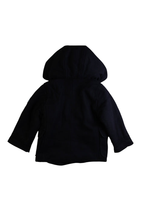 A Black Coats from Jacadi in size 18-24M for neutral. (Back View)
