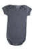 A Navy Short Sleeve Bodysuits from Petit Bateau in size 6-12M for boy. (Front View)