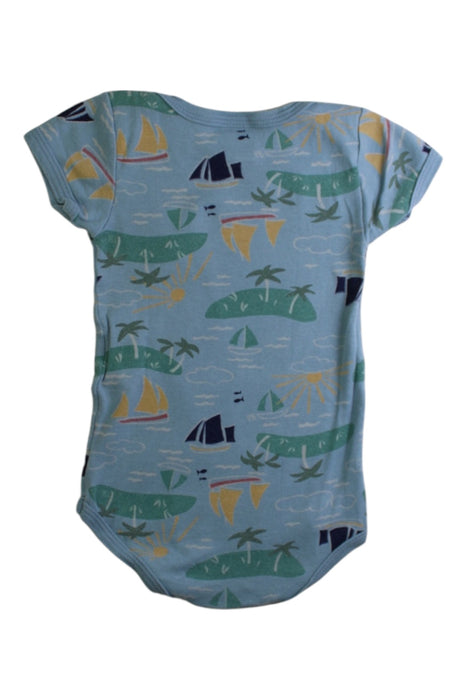 A Multicolour Short Sleeve Bodysuits from Petit Bateau in size 6-12M for boy. (Back View)
