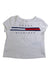 A White Short Sleeve T Shirts from Tommy Hilfiger in size 6-12M for girl. (Front View)