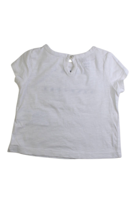 A White Short Sleeve T Shirts from Tommy Hilfiger in size 6-12M for girl. (Back View)