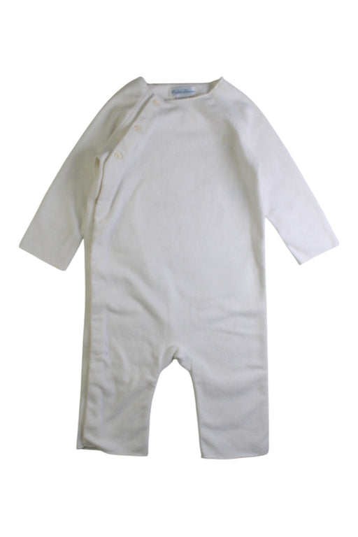 A White Long Sleeve Jumpsuits from Ralph Lauren in size 3-6M for neutral. (Front View)
