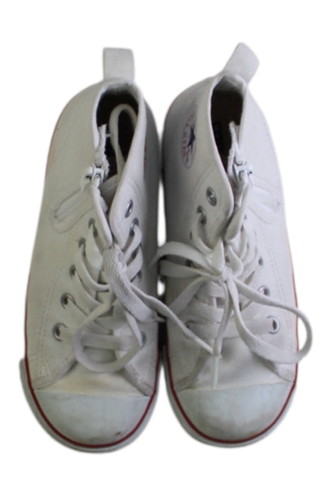 A White Sneakers from Converse in size 6T for neutral. (Back View)