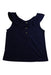A Navy Sleeveless Tops from Janie & Jack in size 7Y for girl. (Back View)